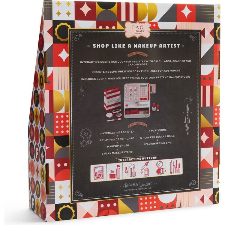 FAO Schwarz Fashion Activity and Roleplay Beauty Boutique Pretend Makeup Shop Register