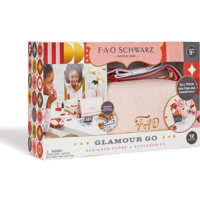 FAO Schwarz Fashion Activity and Roleplay Glamour Go Designer Purse & Accessories