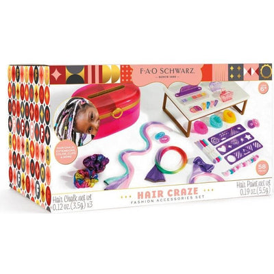 FAO Schwarz Fashion Activity and Roleplay Hair Craze Fashion Accessories Set