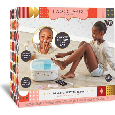 FAO Schwarz Fashion Activity and Roleplay Pampered Manicure and Pedicure Spa Beauty Set