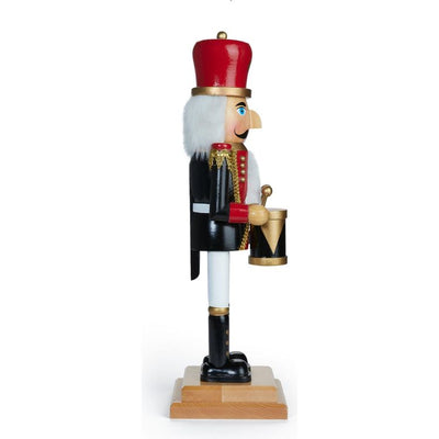 FAO Schwarz Holiday 20 Inch Drumming Wooden Prince Nutcracker