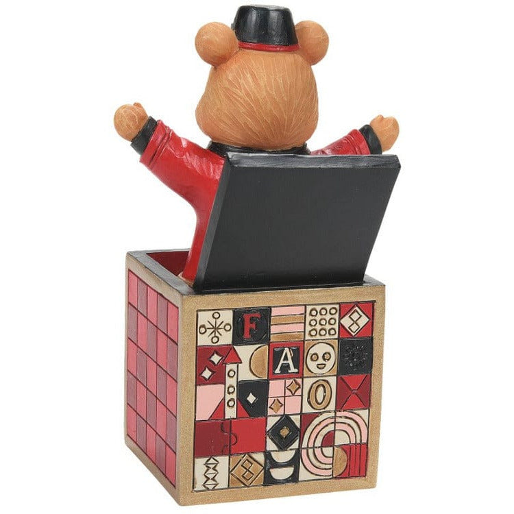 FAO Schwarz Holiday Jack-in-the-Box Teddy Bear