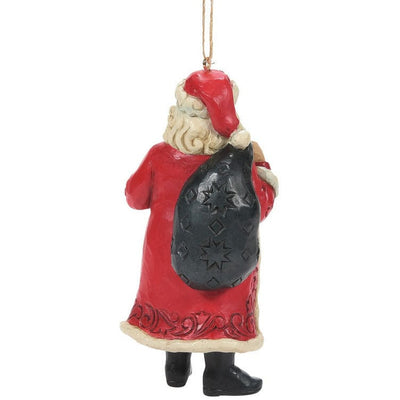 FAO Schwarz Holiday Santa with FAO Toy Bag Ornament