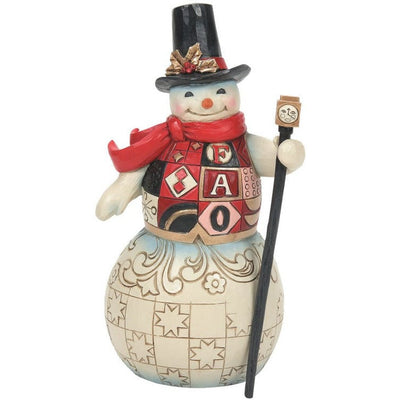 FAO Schwarz Holiday Snowman in FAO Vest