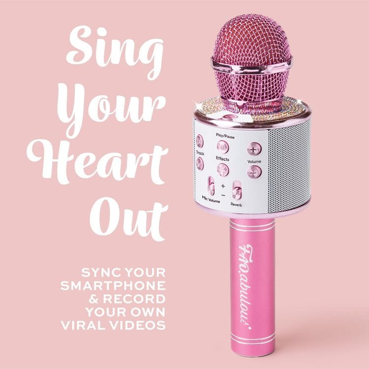 FAO Schwarz Music Bluetooth® Karaoke Microphone with Vocal Effects