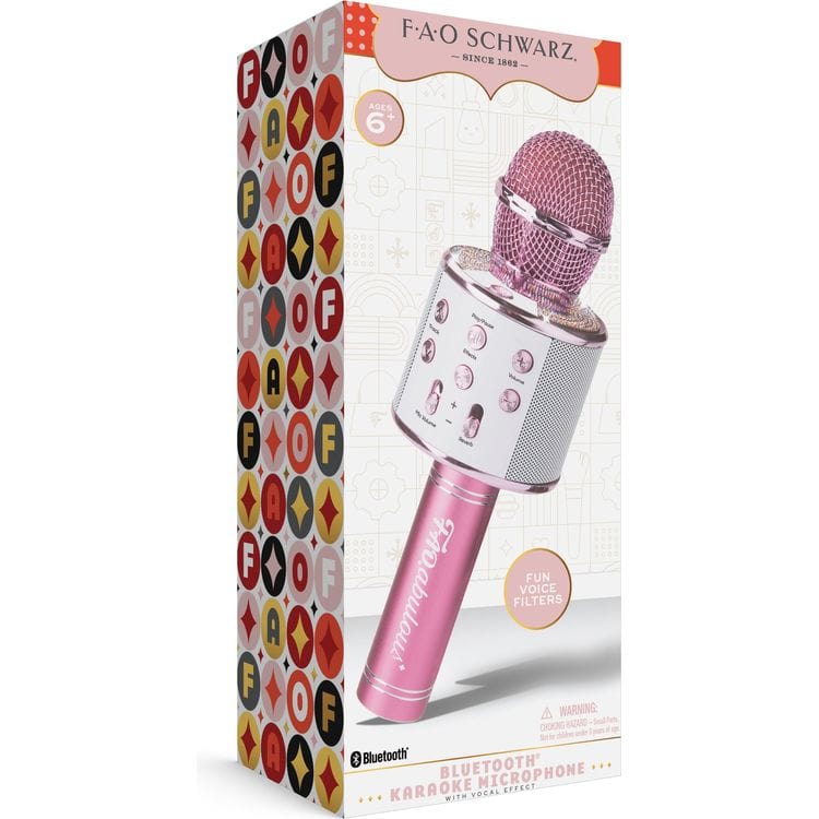 FAO Schwarz Music Bluetooth® Karaoke Microphone with Vocal Effects