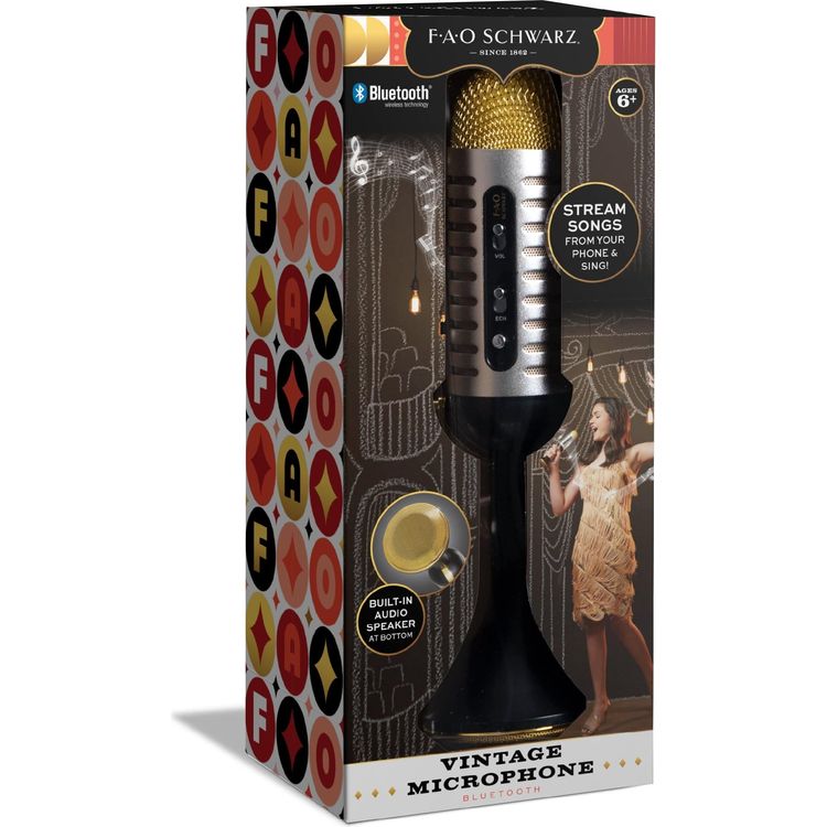 FAO Schwarz Music Musical Microphone Bluetooth Vintage