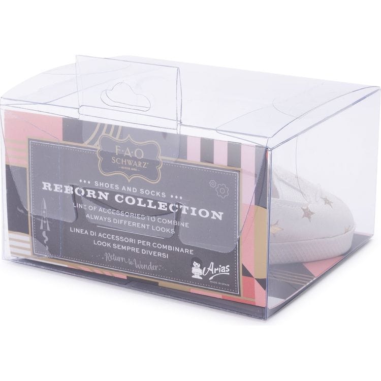 FAO Schwarz My FAO Doll My FAO Doll White Shoes with Gold Stars