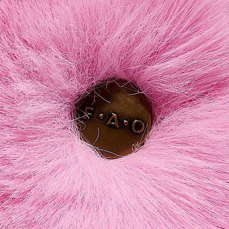 FAO Schwarz Plush 10" Chibi Pals Toy Plush Bunny  - Pink Tie Dye