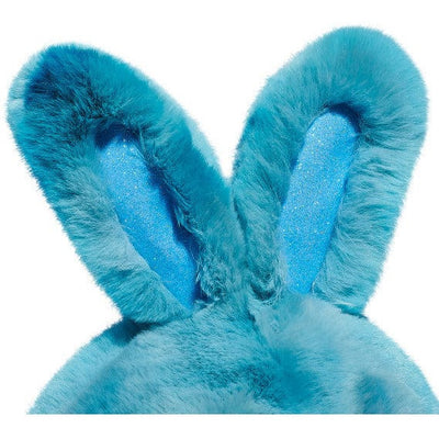 FAO Schwarz Plush 10" Chibi Pals Toy Plush Bunny  - Turquoise Tie Dye
