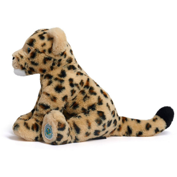 FAO Schwarz Plush 10" Planet Love Recycled Bottle Toy Plush Amur Leopard