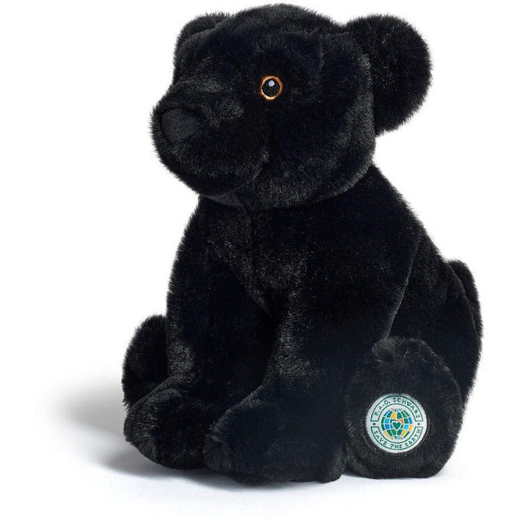 FAO Schwarz Plush 10" Planet Love Recycled Bottle Toy Plush Black Panther
