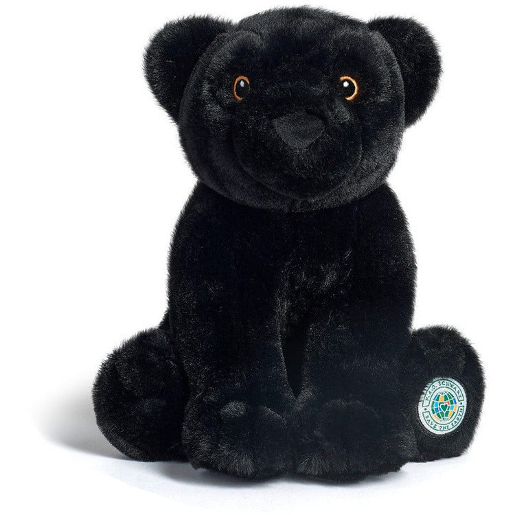FAO Schwarz Plush 10" Planet Love Recycled Bottle Toy Plush Black Panther