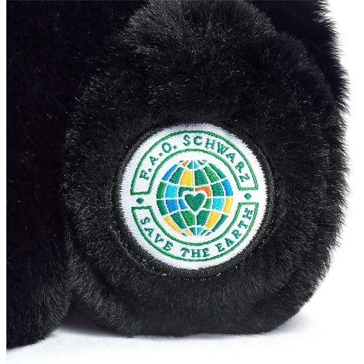 FAO Schwarz Plush 10" Planet Love Recycled Bottle Toy Plush Black Panther