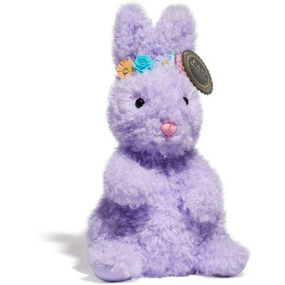 FAO Schwarz Plush 10" Toy Plush Bunny with Flower Crown