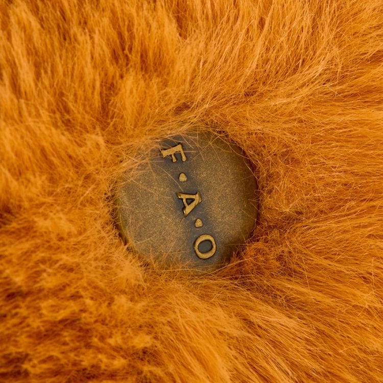 FAO Schwarz Plush 12" Adopt A Wild Pal Endangered Gold Lion Tamarin Plush