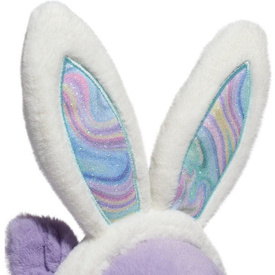 FAO Schwarz Plush 12" Cheers 4 Ears Toy Plush Dragon with Wearable Bunny Ears
