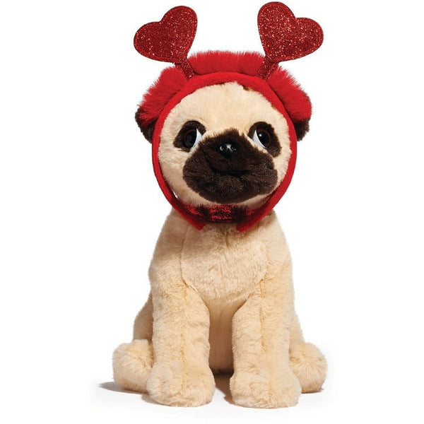 Stuffed pug online dog toy