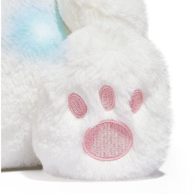 FAO Schwarz Plush 15" Glow Brights Toy Plush LED with Sound Bunnycorn - White