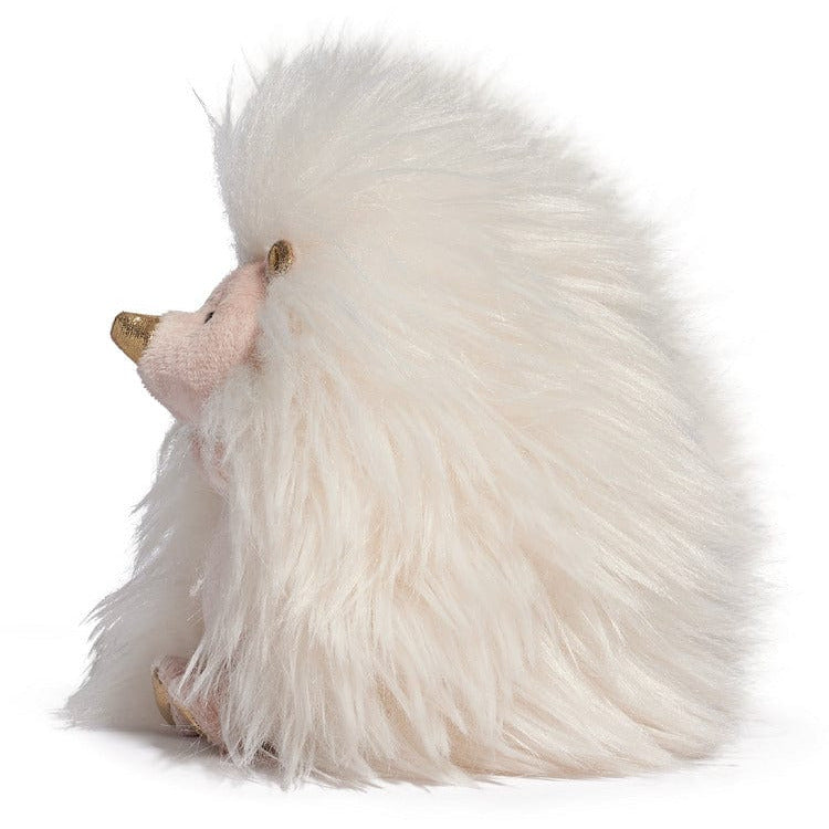FAO Schwarz Plush 6" Sparklers Toy Plush Hedgehog - White Gold
