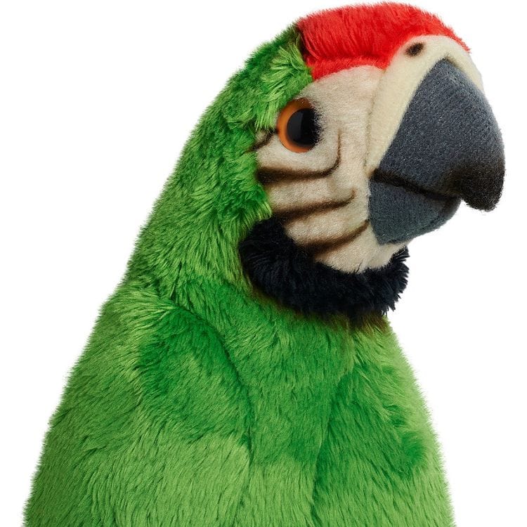 FAO Schwarz Plush 6" Toy Plush Parrot - Green