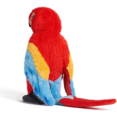 FAO Schwarz Plush 6" Toy Plush Parrot - Red