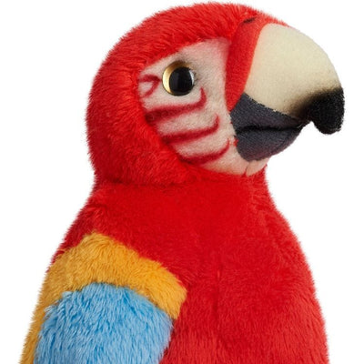 FAO Schwarz Plush 6" Toy Plush Parrot - Red