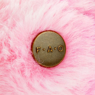FAO Schwarz Plush 7" Sparklers Bunny Plush - Pink Tie Dye