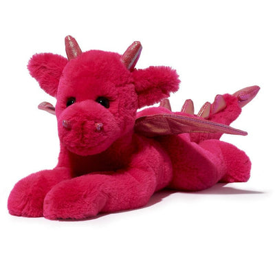 FAO Schwarz Plush Adopt A Pet 15"Dragon  Plush Cuddly Stuffed Animal - Red