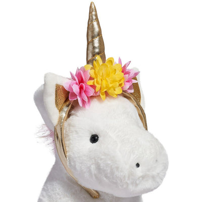 FAO Schwarz Plush F.A.O. Schwarz® 12" Sparklers Toy Plush Pony with Removable Fantasy Headband