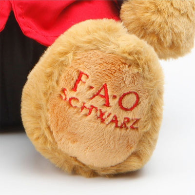 FAO Schwarz Plush Toy Plush Bear Soldier 10 inches
