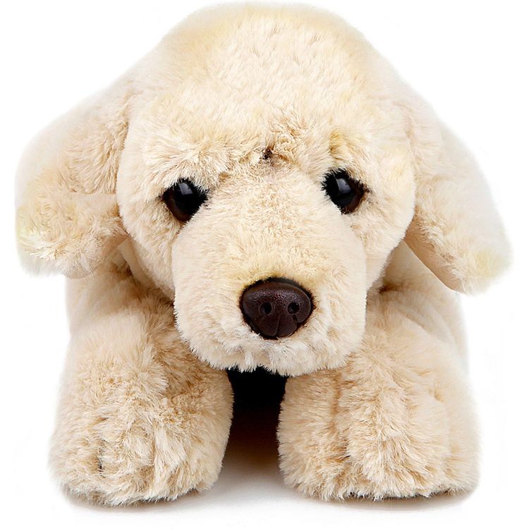 FAO Schwarz Plush Toy Plush Lying Labrador 15inch
