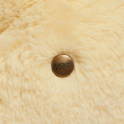 FAO Schwarz Plush Toy Plush Yellow Labrador 12inch with Fantasy Headband