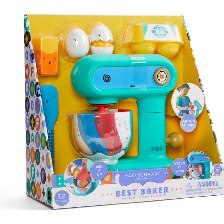 FAO Schwarz Preschool Best Baker Pretend Mixer Playset