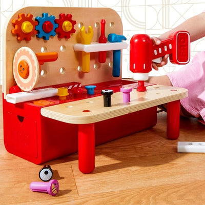 FAO Schwarz Preschool Pro Tools Workbench 4-in-1 Hardware Station