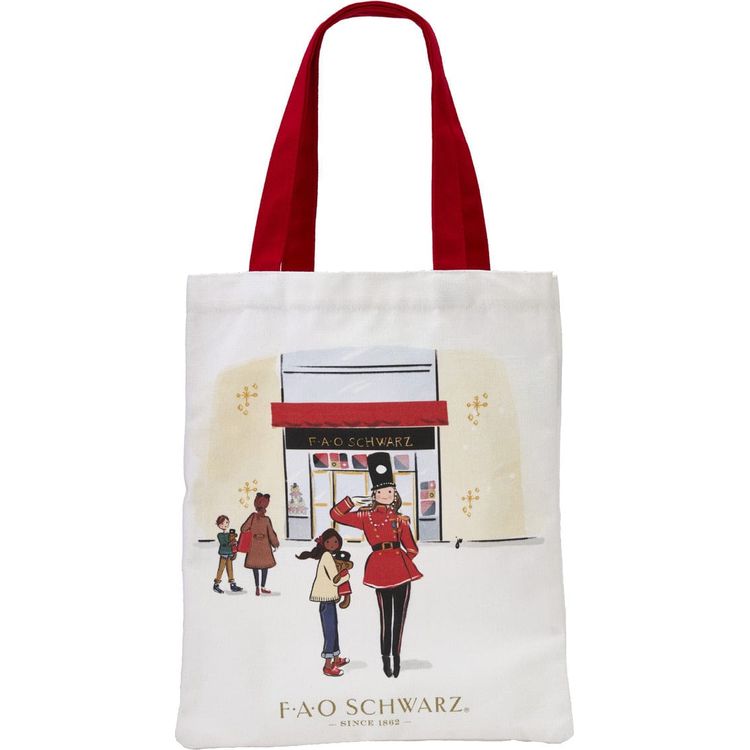 FAO Schwarz Souvenirs FAO Schwarz Canvas Tote Bag
