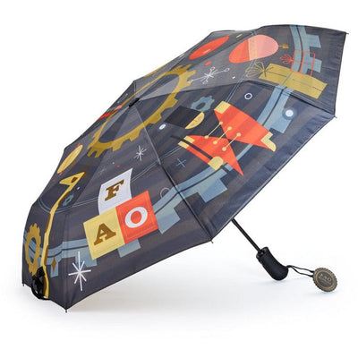 FAO Schwarz Souvenirs FAO Schwarz Classic Icons Collapsible Umbrella