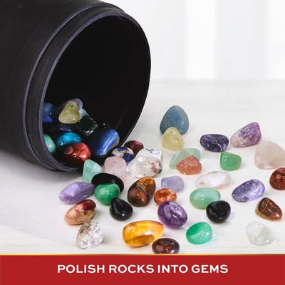 FAO Schwarz STEM 22 Piece Professional Rock Tumbler with Clay & Gemstones