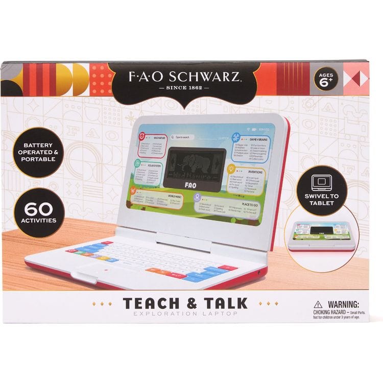 FAO Schwarz STEM Teach & Talk Exploration Laptop