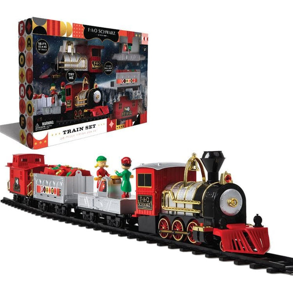 FAO Schwarz 150th Anniversary Collectors Railroad hot Train Set Limited Edition