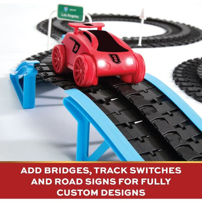 FAO Schwarz Vehicles Build & Race Roadway 287-Piece Flex Track Set