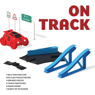 FAO Schwarz Vehicles Build & Race Roadway 287-Piece Flex Track Set