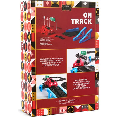 FAO Schwarz Vehicles Build & Race Roadway 287-Piece Flex Track Set