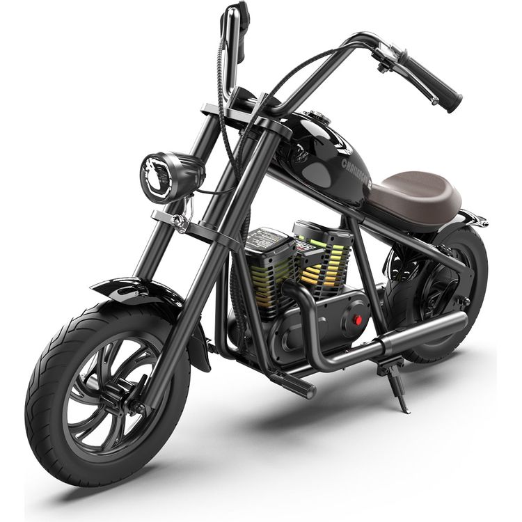 Hyper Gogo Challenger 12 Plus Kids Motorcycle - Black