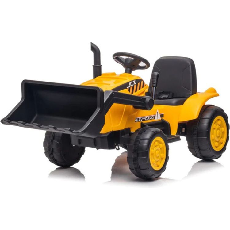 Freddo Outdoor 12V Freddo Excavator 1 Seater Ride on for Kids - Yellow