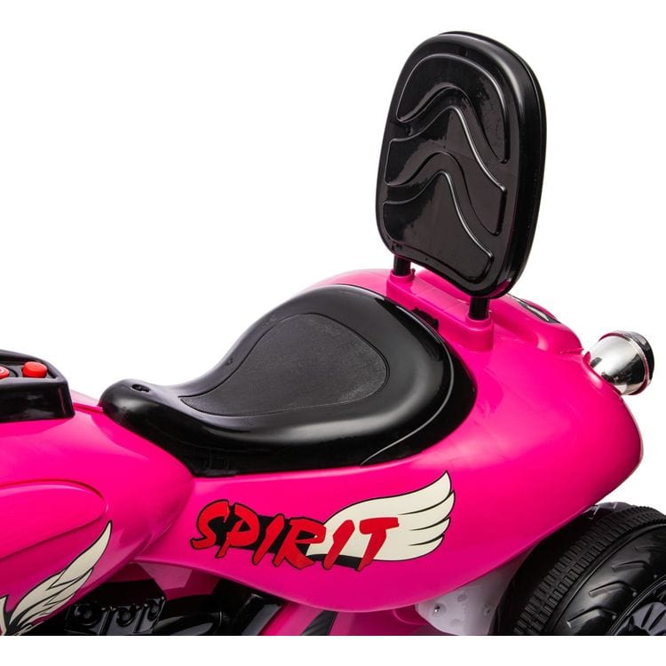 Freddo Outdoor 12V Kids Cruiser 1-Seater Motorcycle - Pink