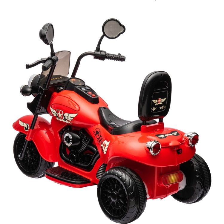 Freddo Outdoor 12V Kids Cruiser 1-Seater Motorcycle - Red