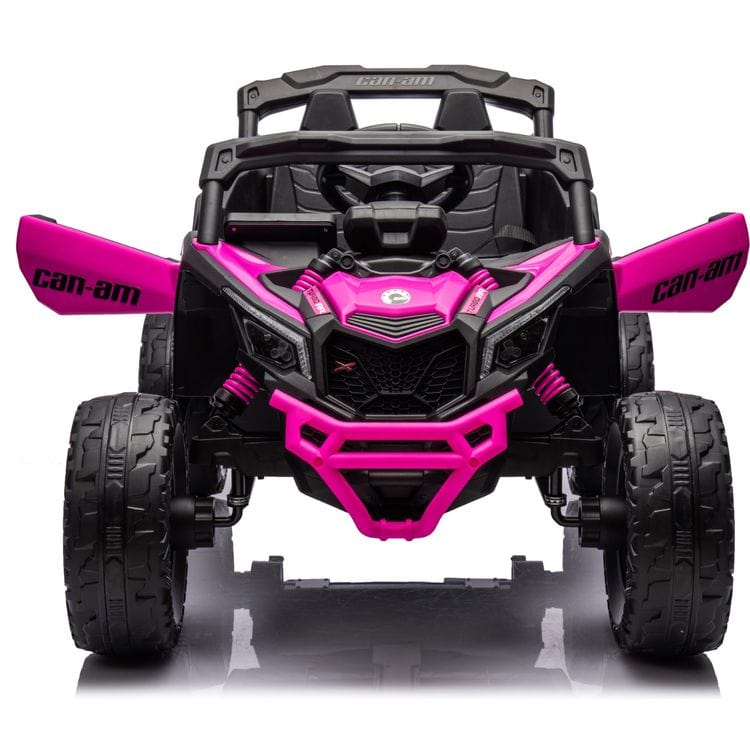 Freddo Outdoor 24V Can Am Maverick 1-Seater UTV Ride On - Pink