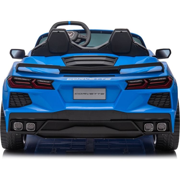 Freddo Outdoor 24V Chevrolet Corvette C8 2 Seater Ride on - Blue