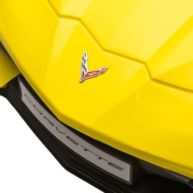 Freddo Outdoor 24V Chevrolet Corvette C8 2 Seater Ride on - Yellow